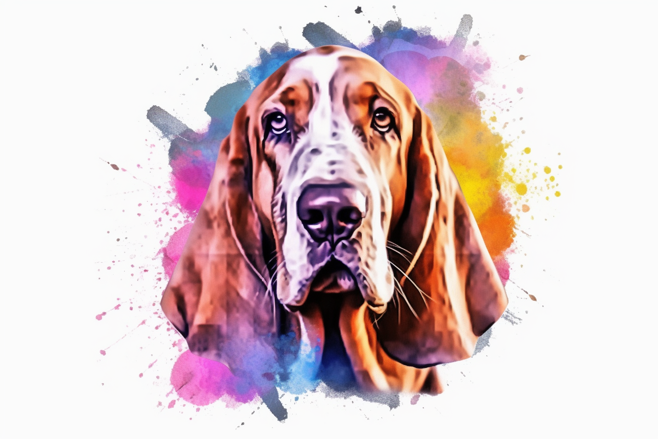 basset hound clipart