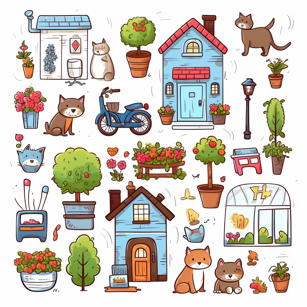 dog house clipart
