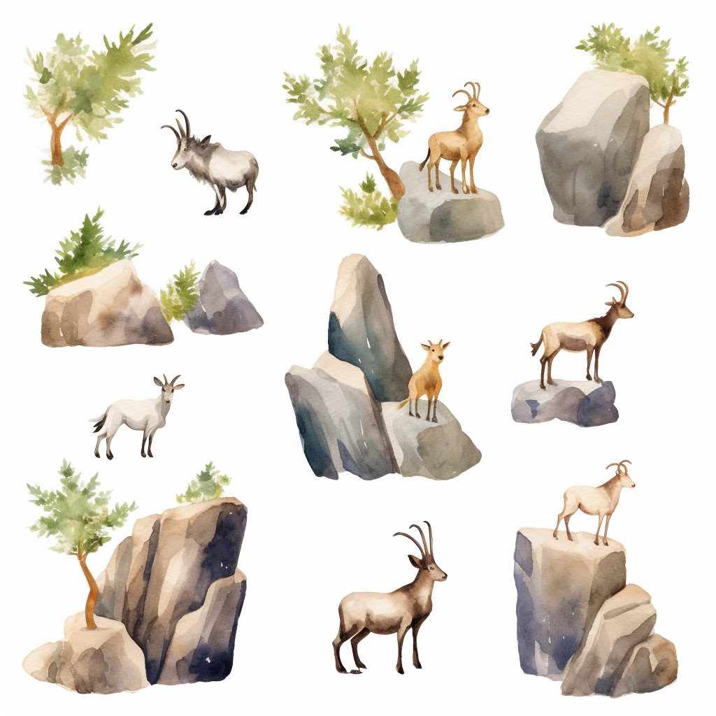cartoon bush cliparts