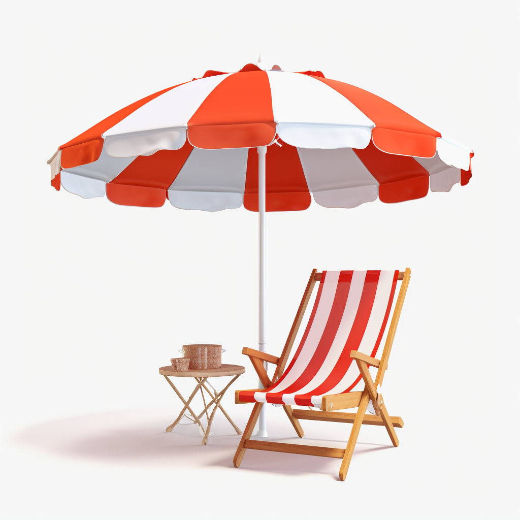 beach chair clipart