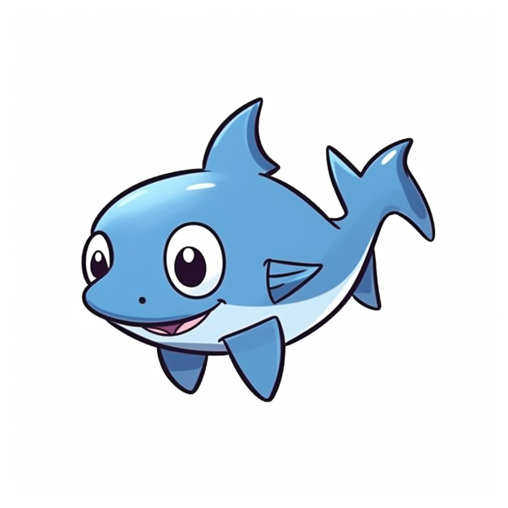 cartoon shark cliparts