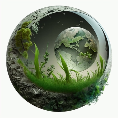 earth, environmental, grass, green png Clipart, in the style of hans thoma, 32k uhd, resin, ethical concerns, артур скижали-вейс, silver and green, sudersan pattnaik