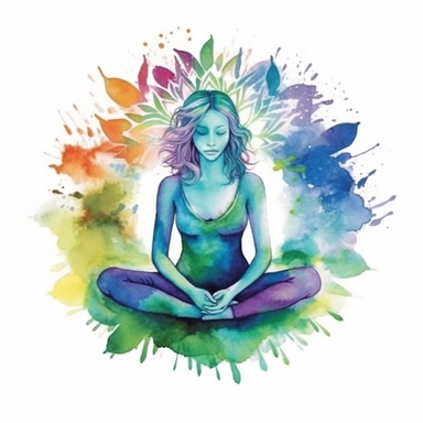 watercolour clipart holistic healing