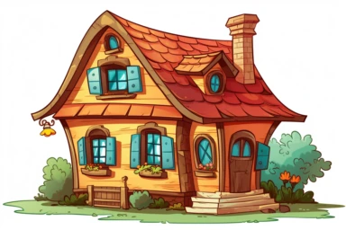 magnific clipart image of a house