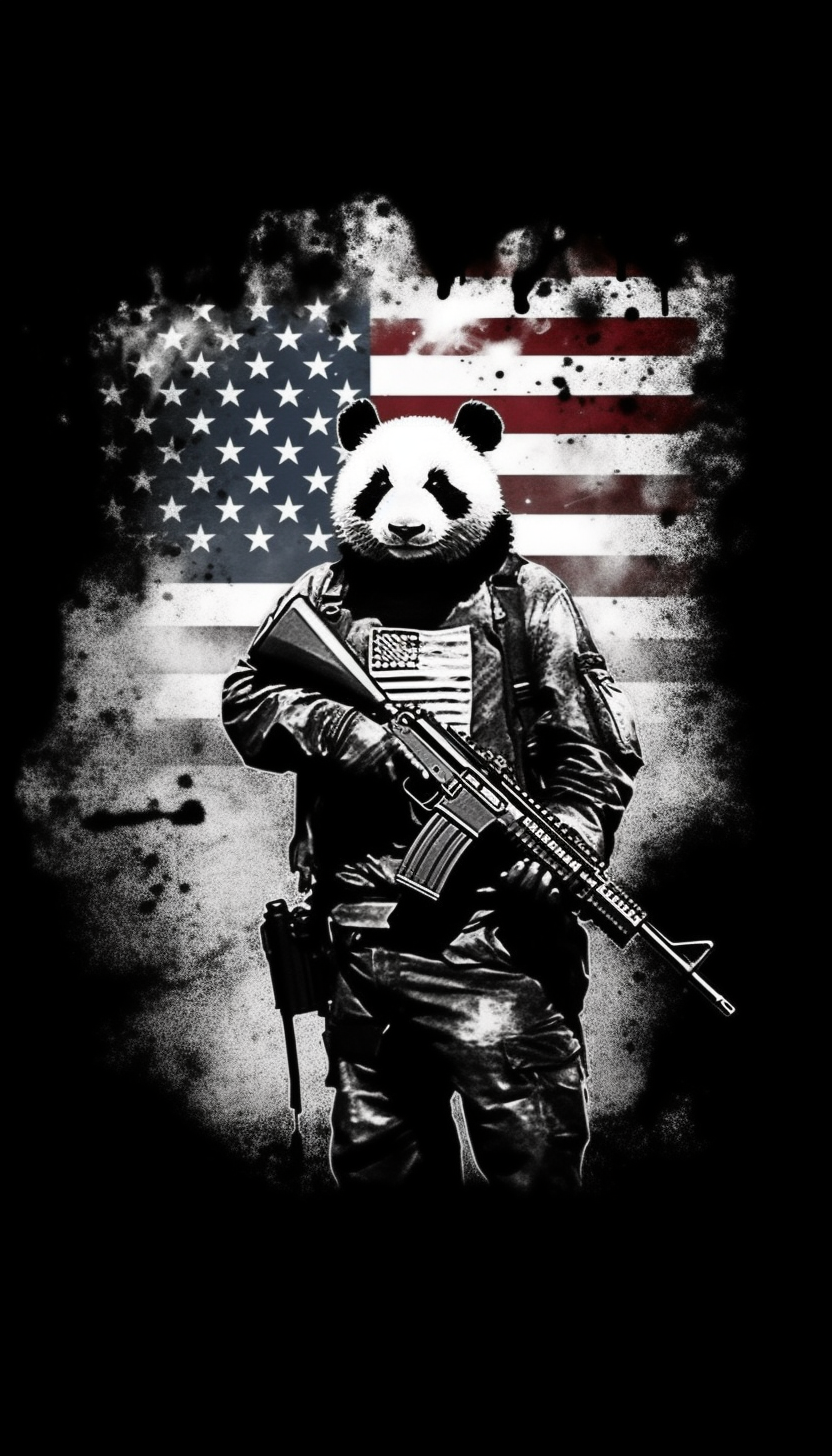 american flag clip art black and white