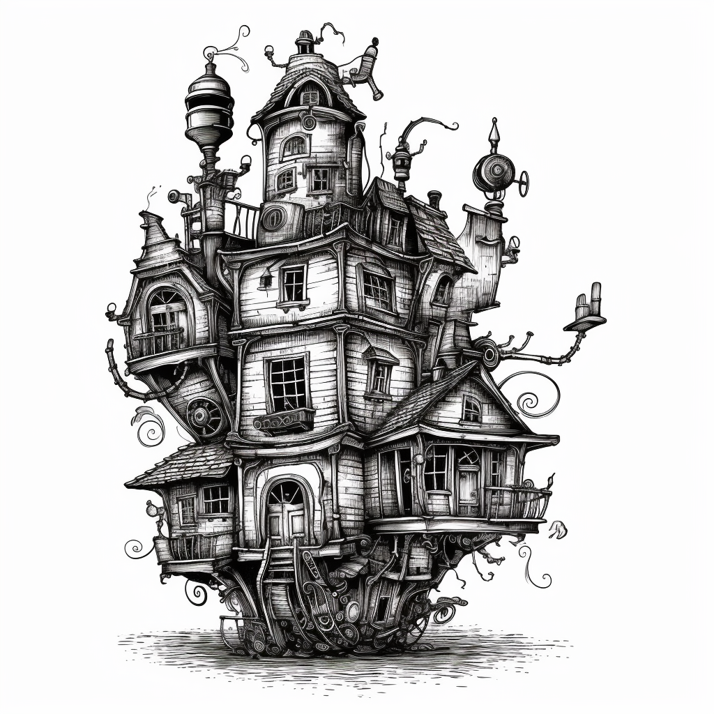 horror house cliparts