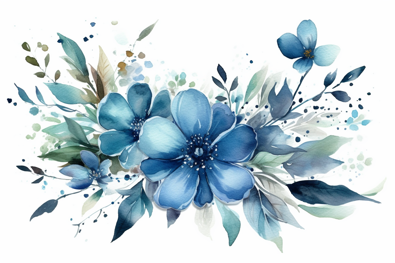 cross flowers cliparts