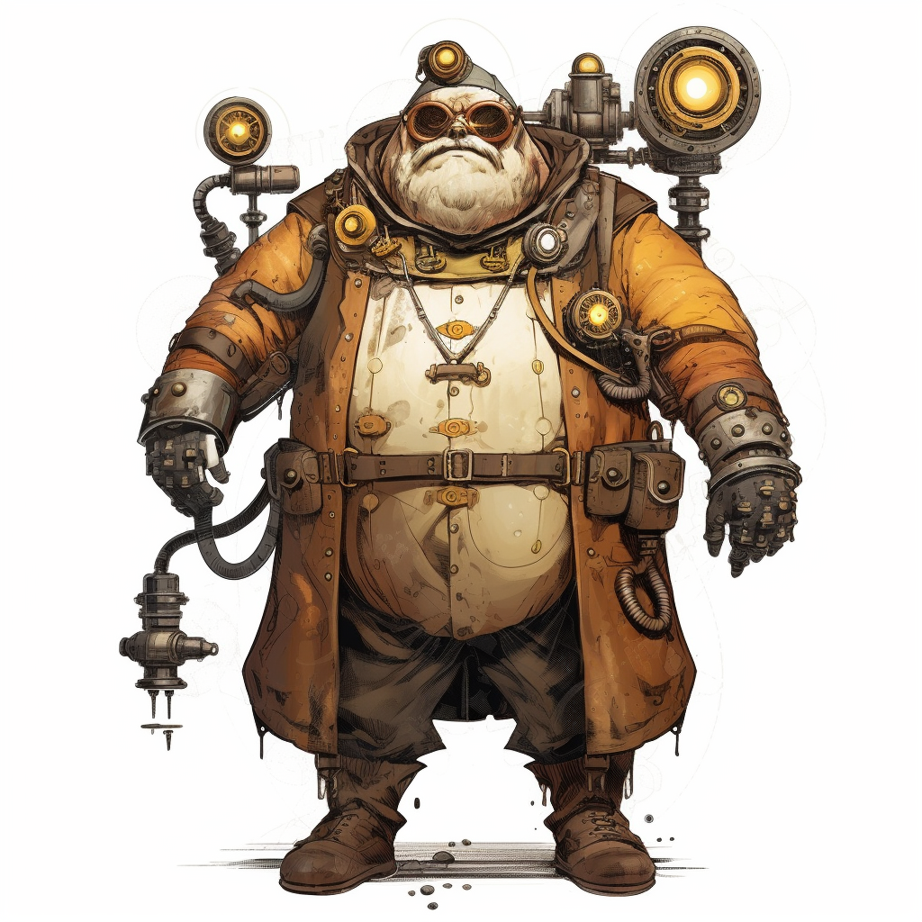 fat man clipart
