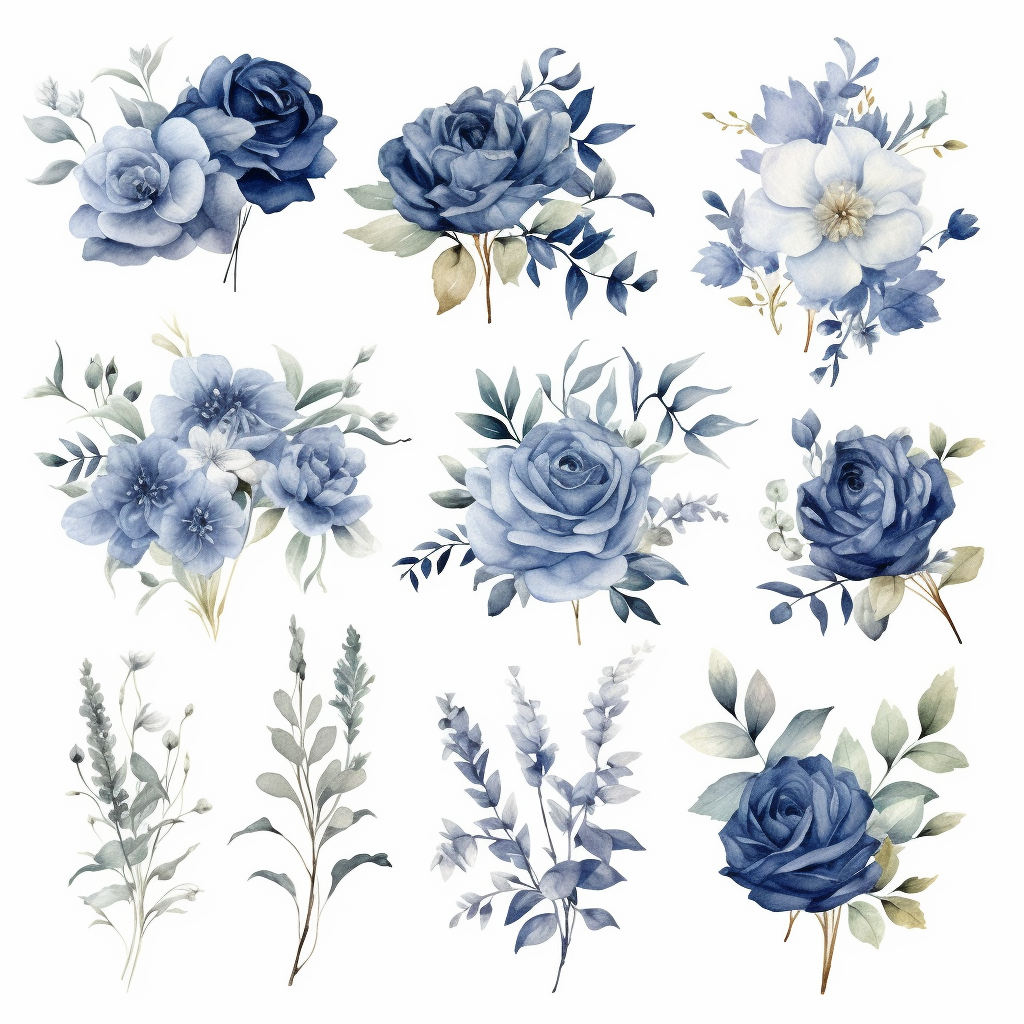 cliparts blue