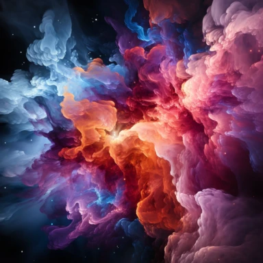 Celestial galaxy smoke Clipart, Watercolor, hyper realistic, intricate detail, illustration style, high resolution, on the white background