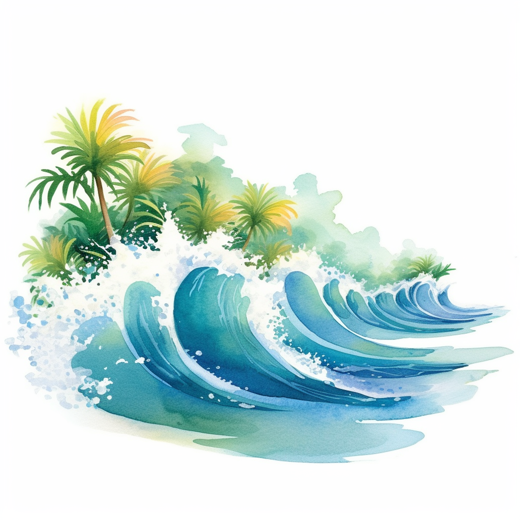 ocean waves cliparts