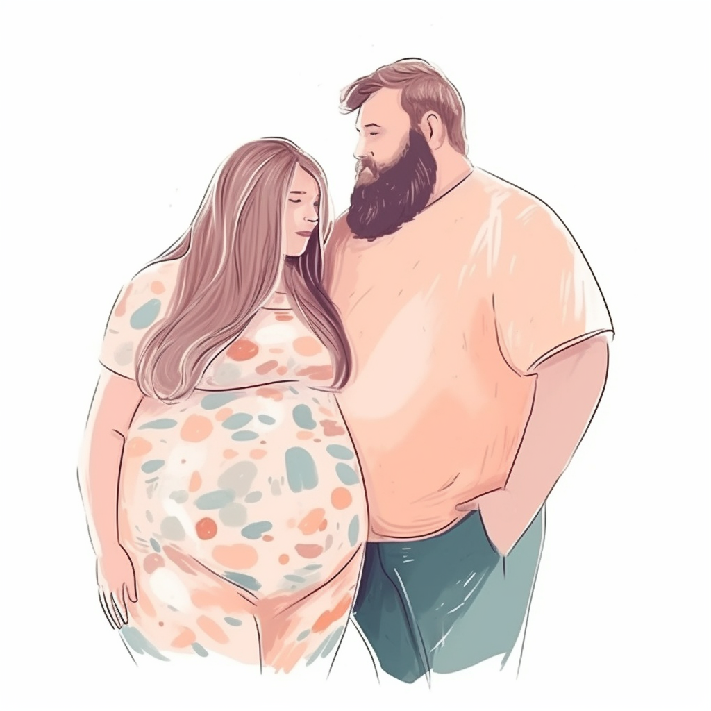 fat man clipart