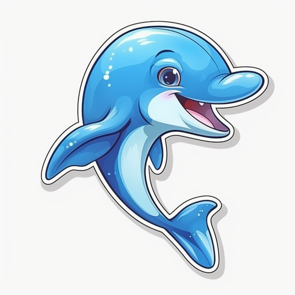 cute dolphin cliparts
