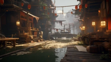 Conceptual scene design, exaggerated style, rich atmosphere, breathtaking atmosphere, rich texture details, game art style, movie lens clips, movie-level filters，blender，ue5，8k