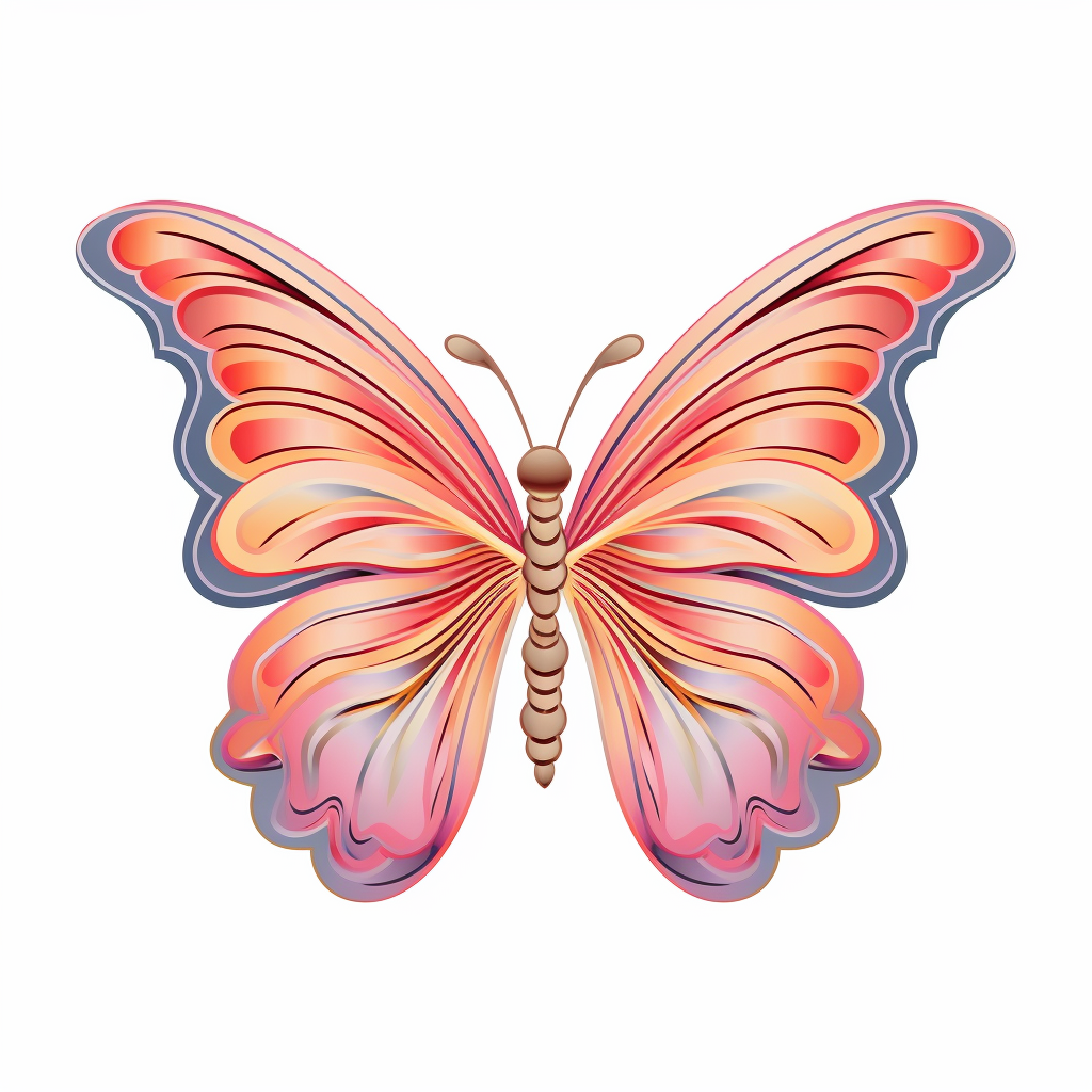 design butterfly cliparts