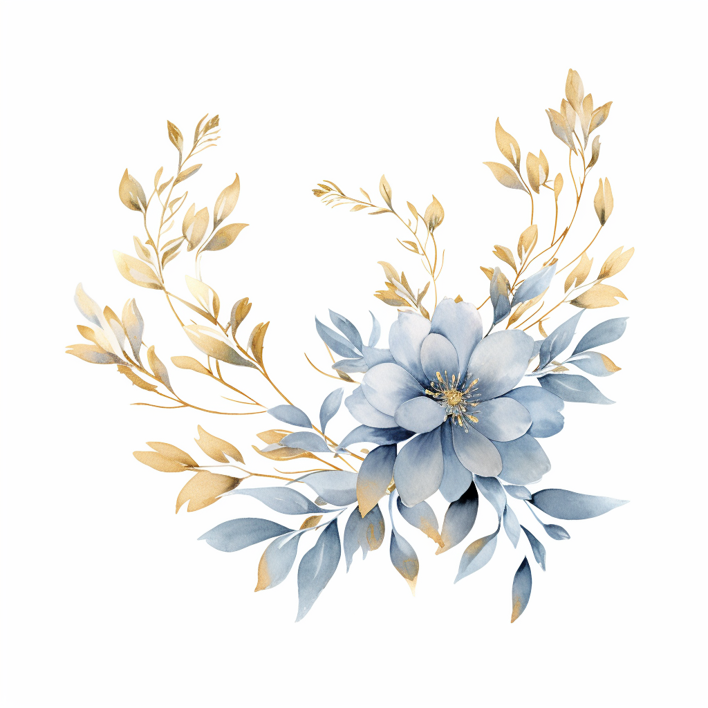 floral line cliparts