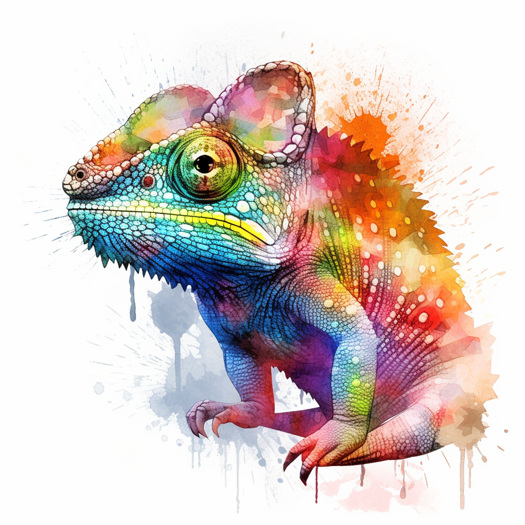 chameleon cliparts