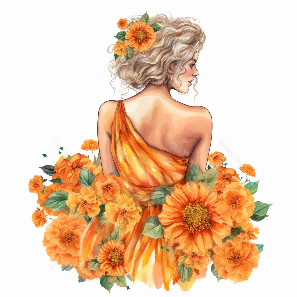 marigold cliparts cute