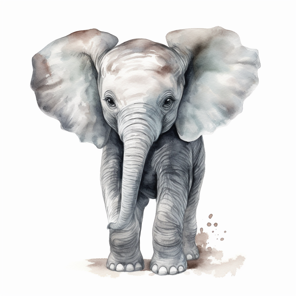 colorful elephant cliparts