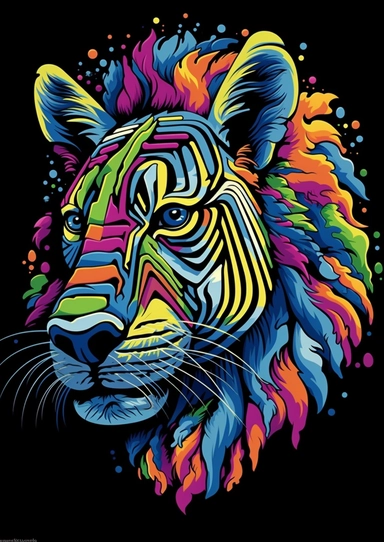Tshirt features Design, CLIPART CONCEPT, Three-dimensional Rainbow Pantone ZEBRA with graffiti artwork and graffiti design, large-scale canvas, louis wain, animated gifs, precisionist art, 3D vector graphics Design, Contour Drawing with Fine Line Artwork, Macro Detailed, FOCUSED ON THE CHARACTER, Clear visuals, Highest Resolution 3D Adobe Illustrator file Eps format, In the style of photo-realistic techniques, Rendering with unreal engine 5, Sublimation Ink, Isolated white background