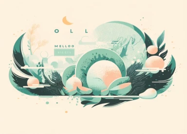 catalogue melon organic vector clipart, in the style of textured, organic landscapes, étienne maurice falconet, light teal and light white, crisp outlines, simplistic vector art, eye-catching detail