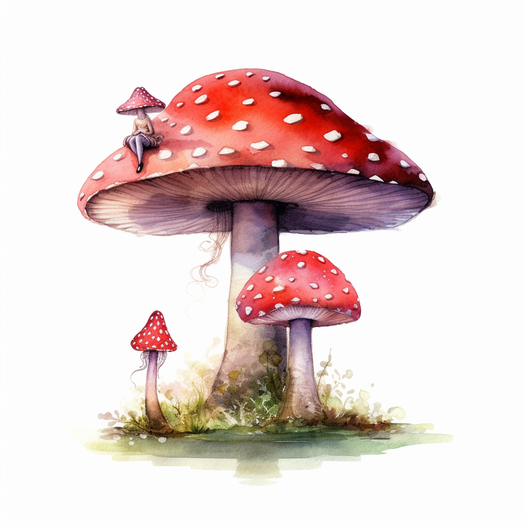 fairy toadstool cliparts