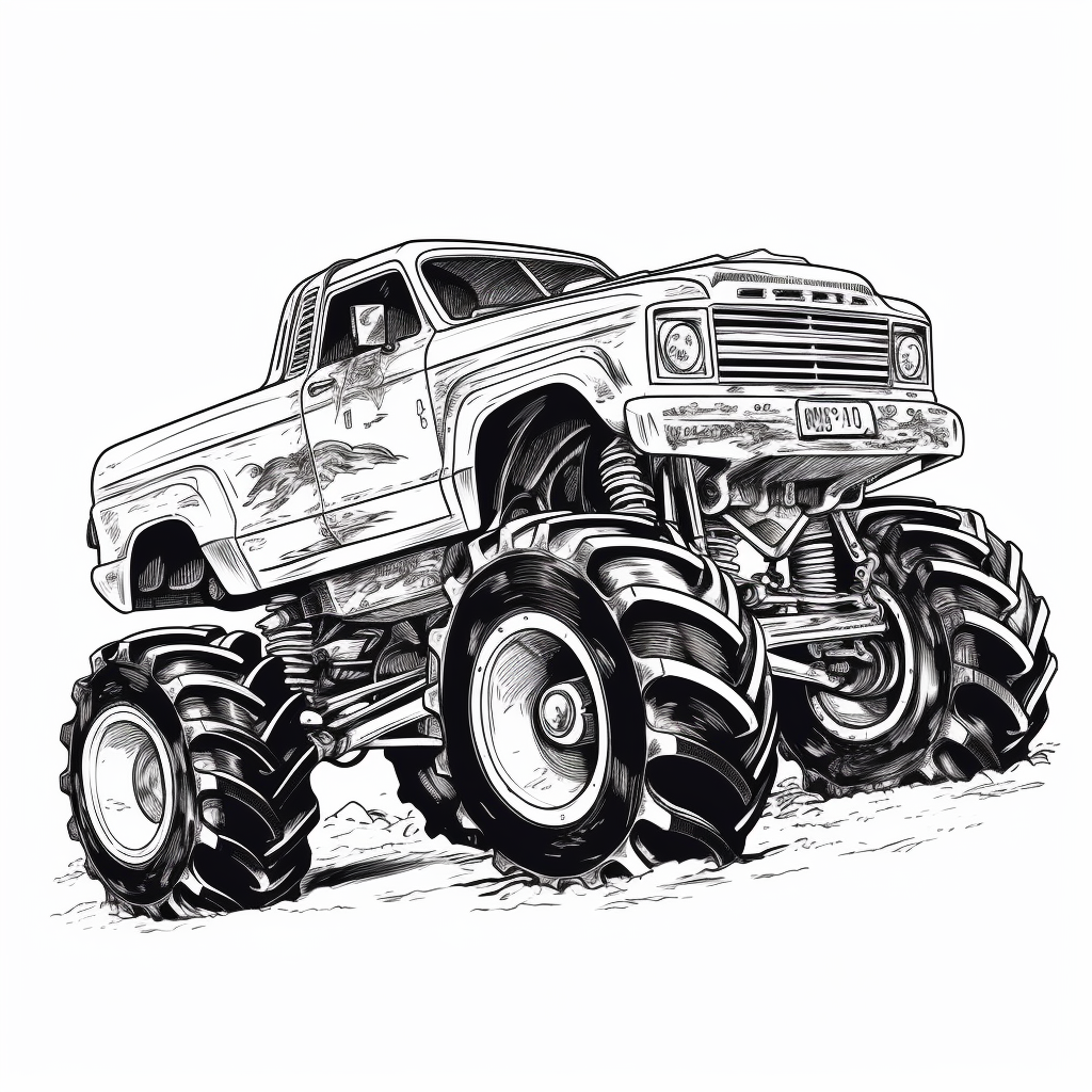 black truck cliparts