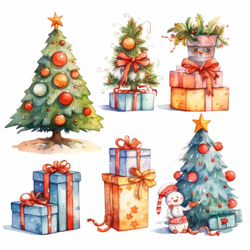 cartoon christmas clipart
