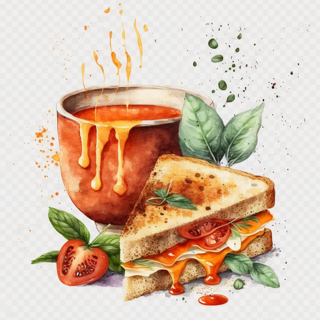 grilled cheese cliparts