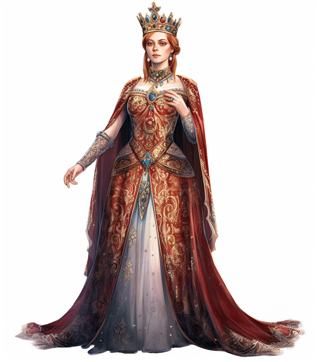 medieval queen cliparts