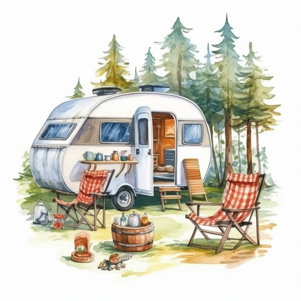 camping table cliparts