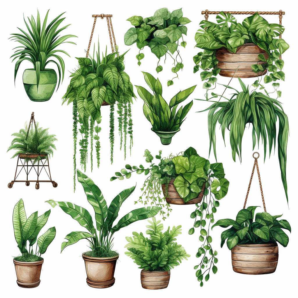 house plant cliparts