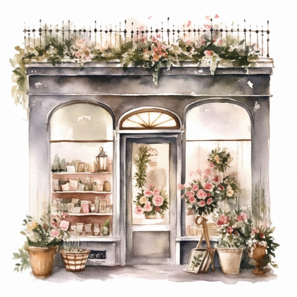 flower shop cliparts