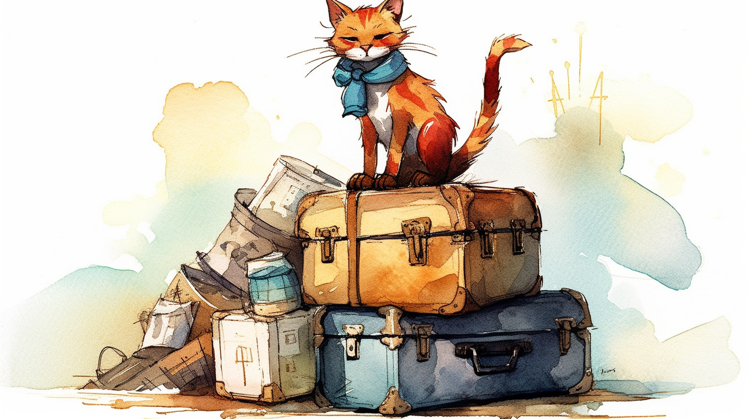 cute suitcase cliparts