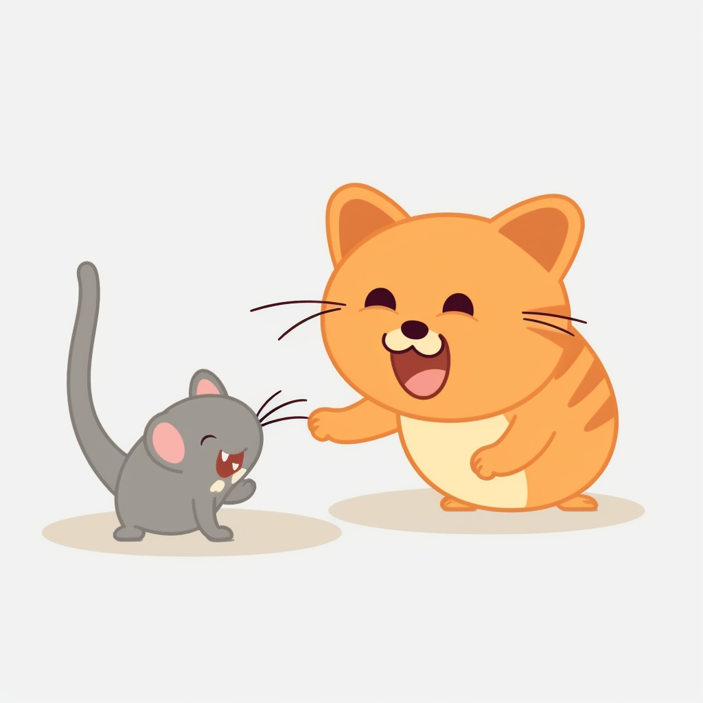 cat mouse cliparts