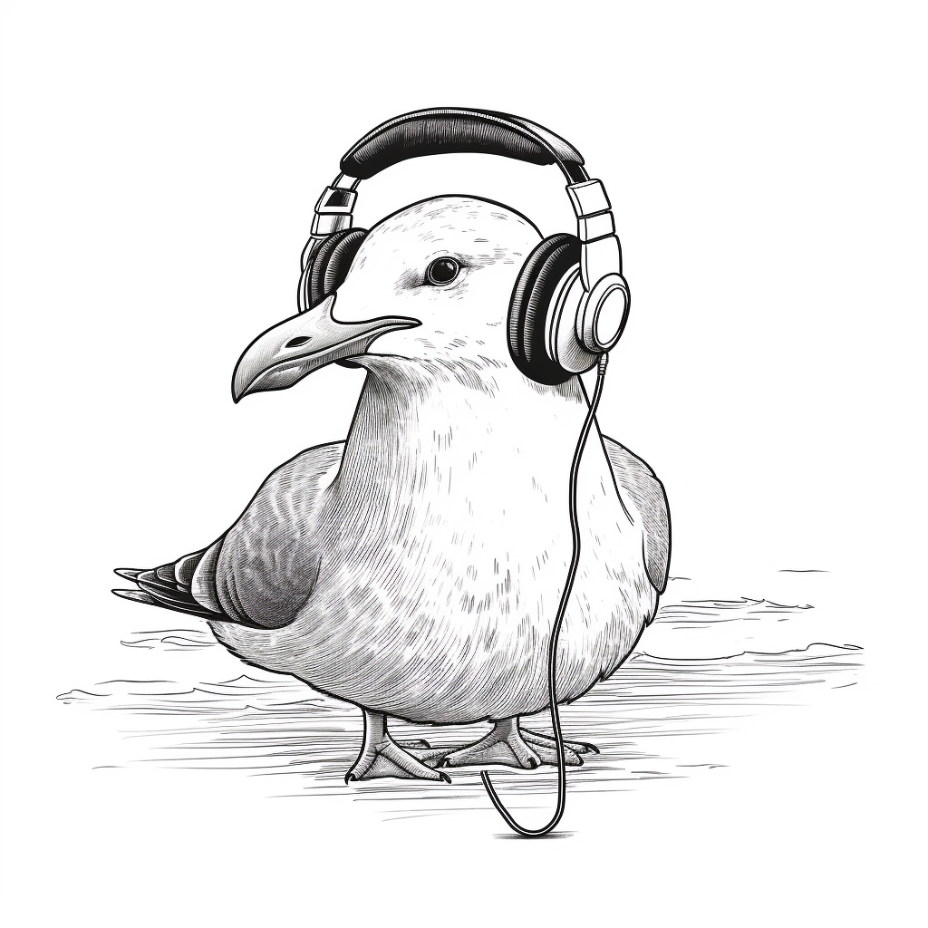 listen to music clipart