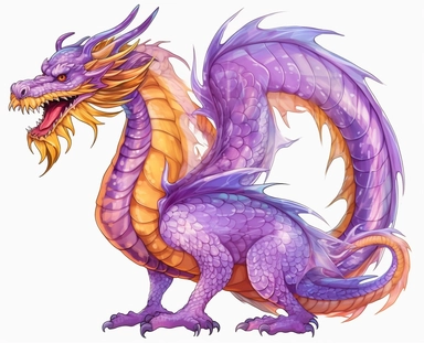 the dragon transparent background, purple dragons transparent background png clipart, in the style of jerry pinkney, oriental ism, michael whelan, light purple and orange, rtx on, xu bing, pseudo-realistic