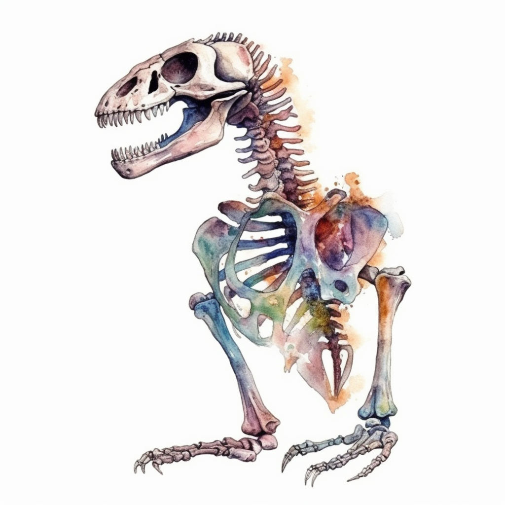 dinosaur skeleton cliparts