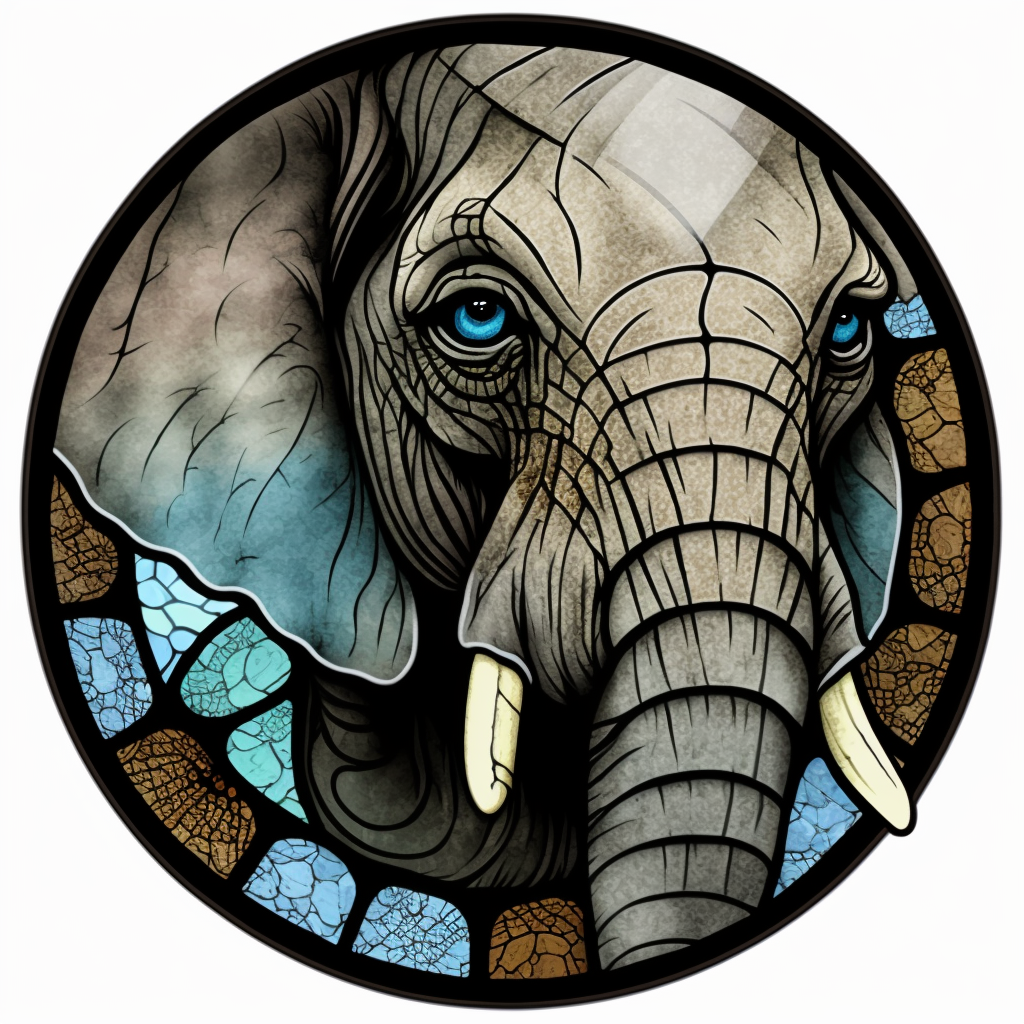 elephant face cliparts