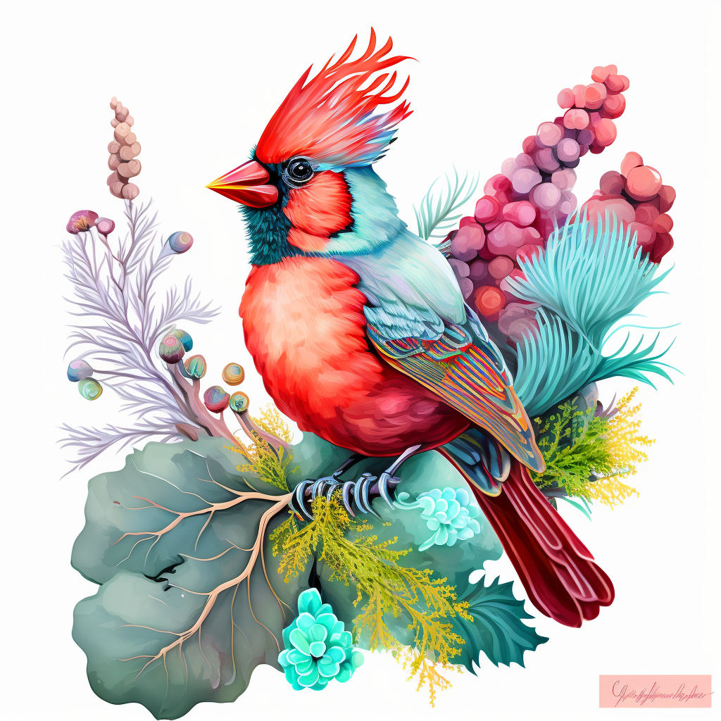 cute cardinal cliparts