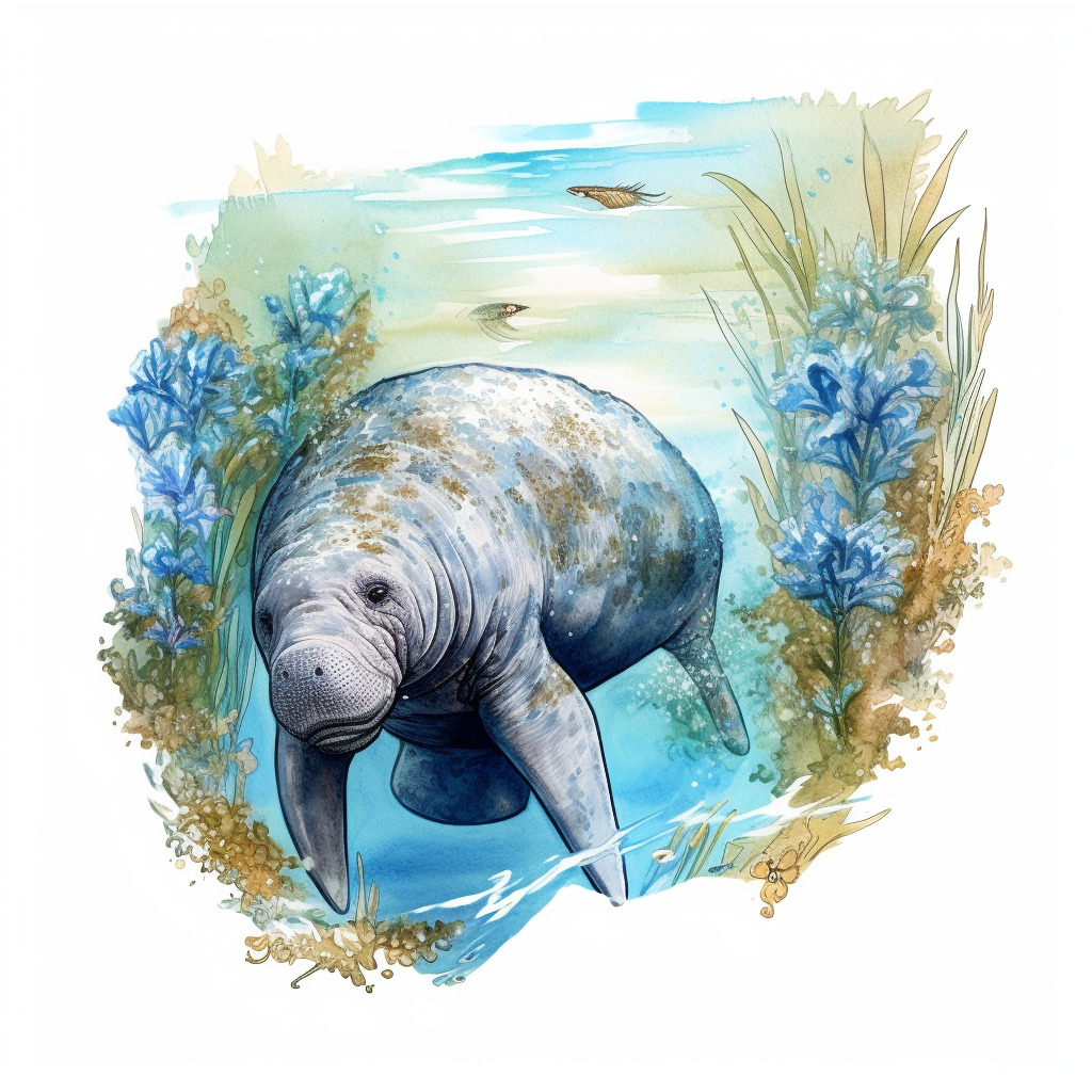 manatee clipart