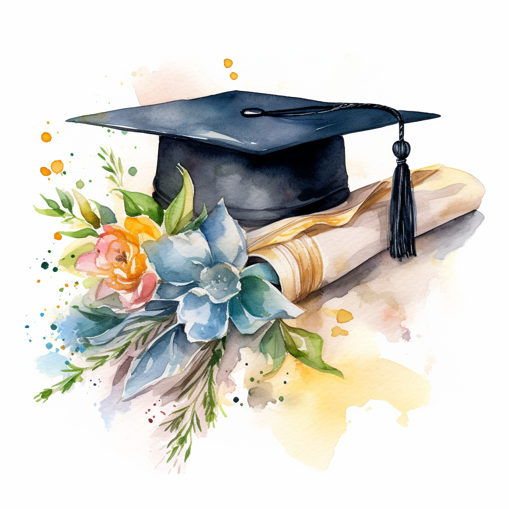graduation scroll cliparts