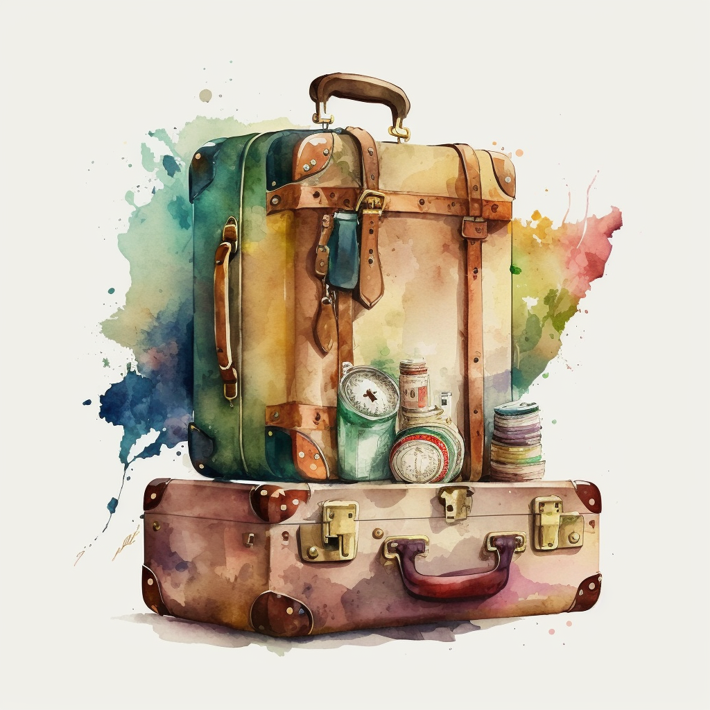cliparts travel luggage