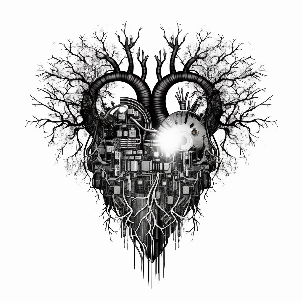 hearts tree cliparts