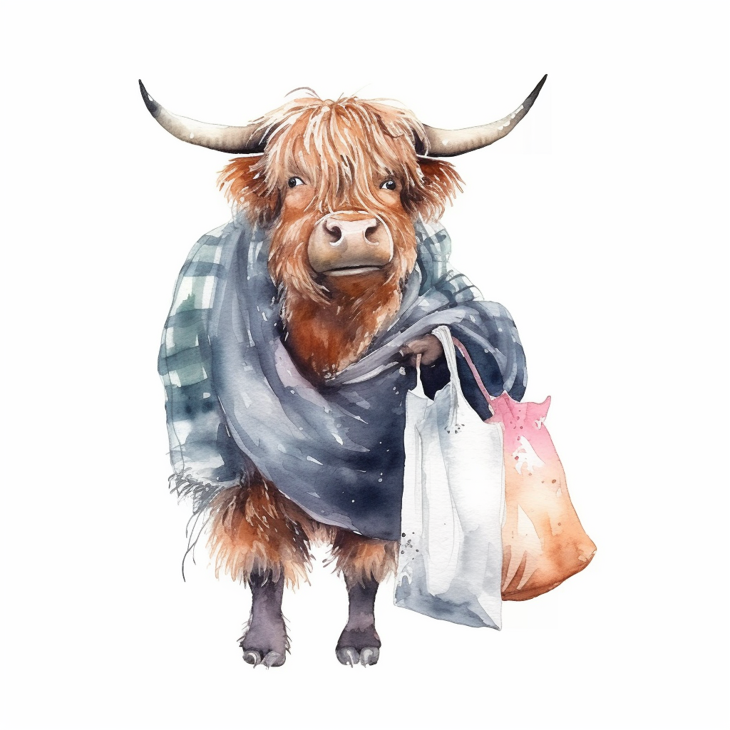 grocery bag clipart