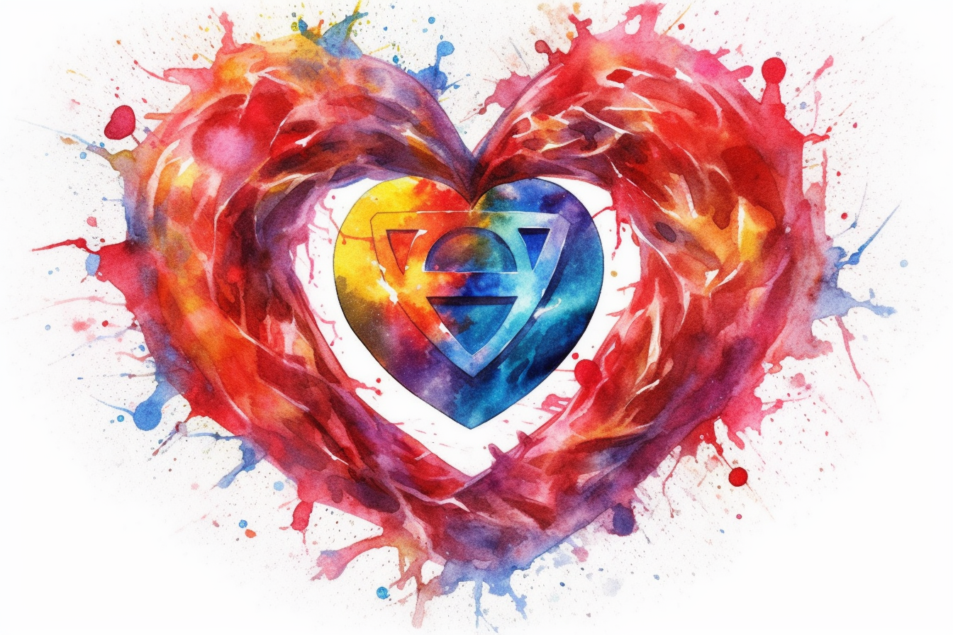 intertwined hearts cliparts