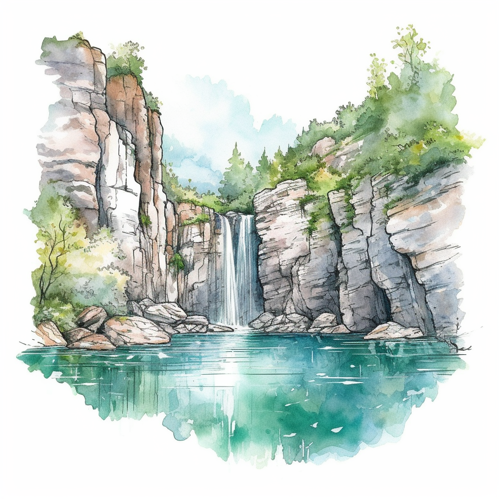 green rock cliparts