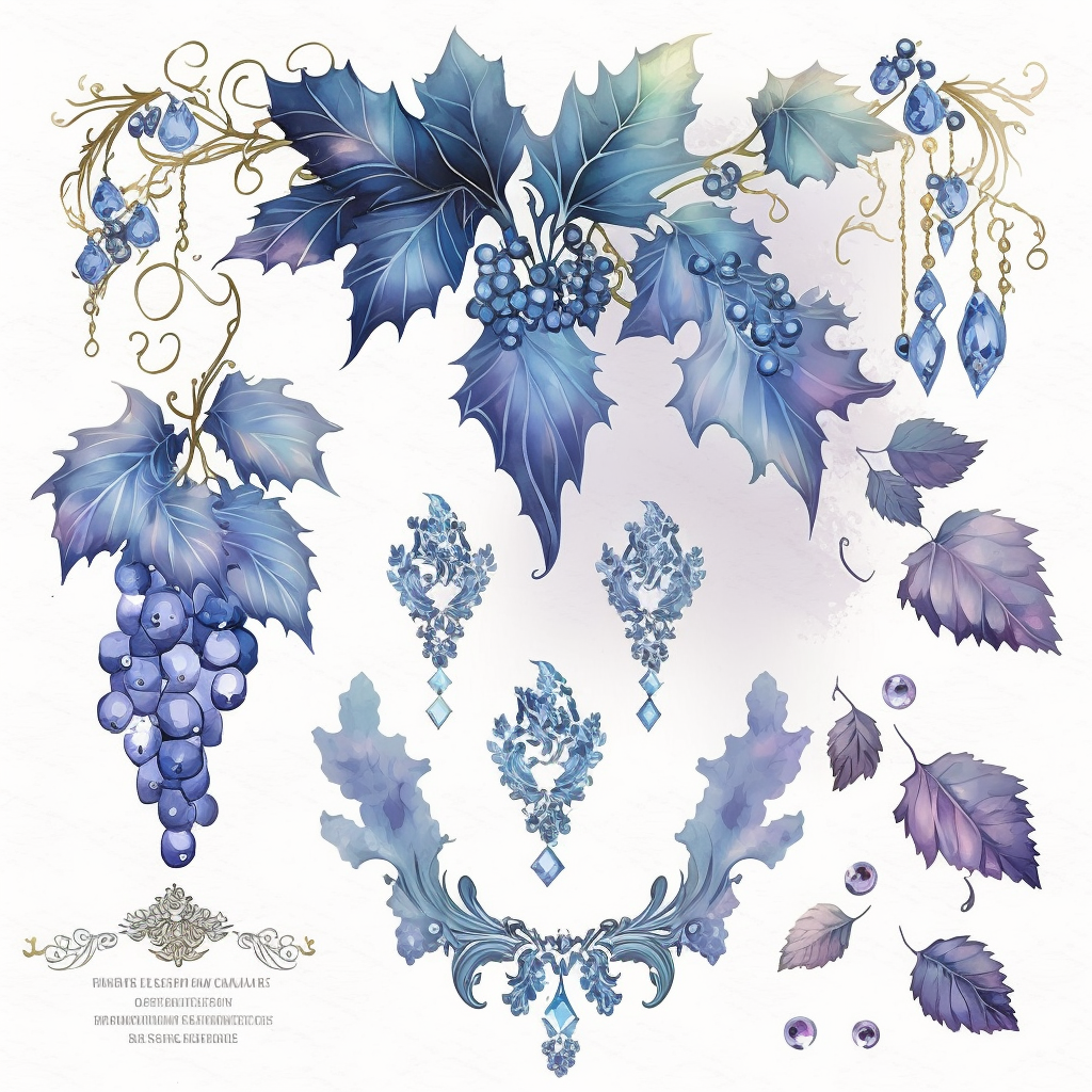 blue icicle cliparts