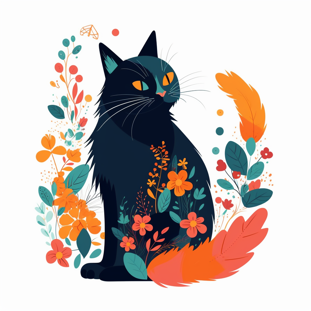 cat silhouette cliparts