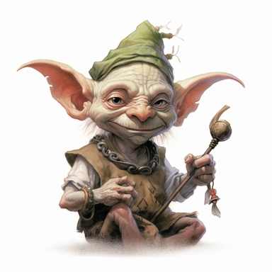 goblin tattoo design by twilight designs, in the style of david nordahl, jean-baptiste monge, farel dalrymple, fantastical street, high resolution, imaginative characters, clipart, blank white background